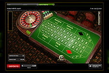 Preview of French roulette at 888casino from 0 to 36.