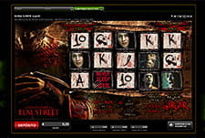 'A Nightmare on Elm Street' slot with its five reels.