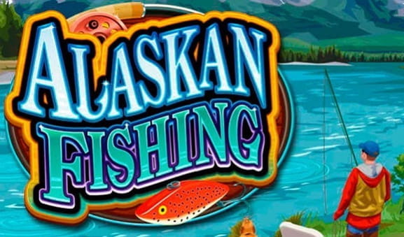 The image shows the cover of the Alaskan Fishing slot.