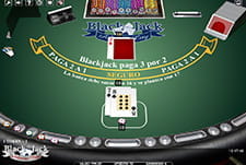 Atlantic City Blackjack game table at Bethard Casino.