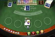Blackjack demo game at Casino Gran Madrid