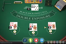 Blackjack online casino table