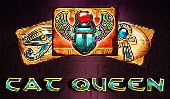 Presentation image of the Cat Queen slot from Playtech.