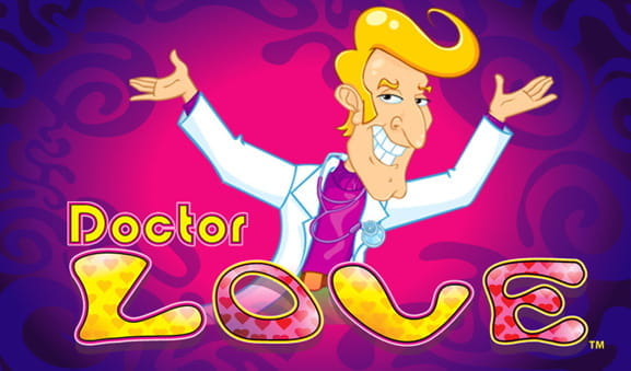 The image shows the cover of the Doctor Love slot.