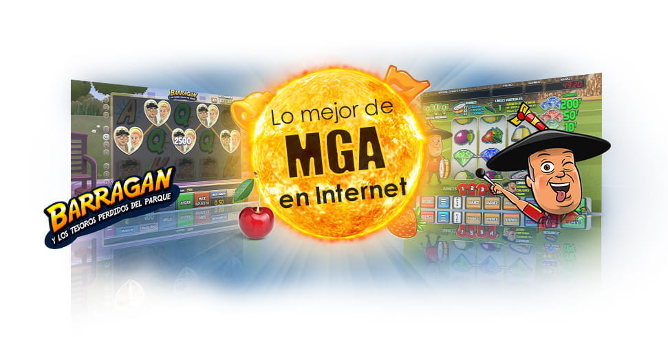 Two screens of the Barragán and Manolo games, the one of the MGA hype. In the center you can read the best of MGA on the internet