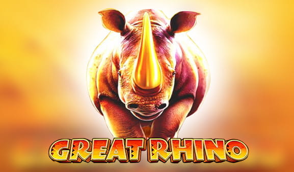 Cover of the Great Rhino slot from Pragmatic Play.