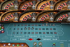 Multi-wheel roulette main screen