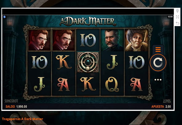 A Dark Matter slot game for online casinos in New Zealand.