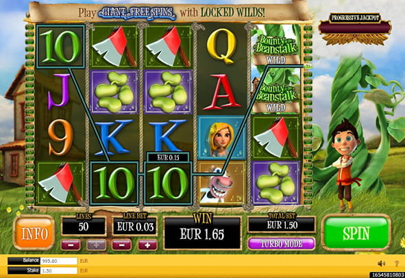 Try now the Bounty of the Beanstalk machine totally free, without registration or real money deposit.