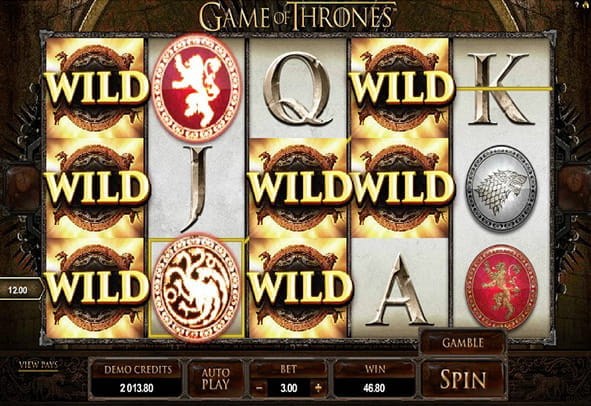 Try now the Game of Thrones machine with 15 lines totally free, without registration or real money deposit.