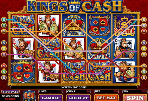 Try now the King of Cash machine totally free, without registration or real money deposit.