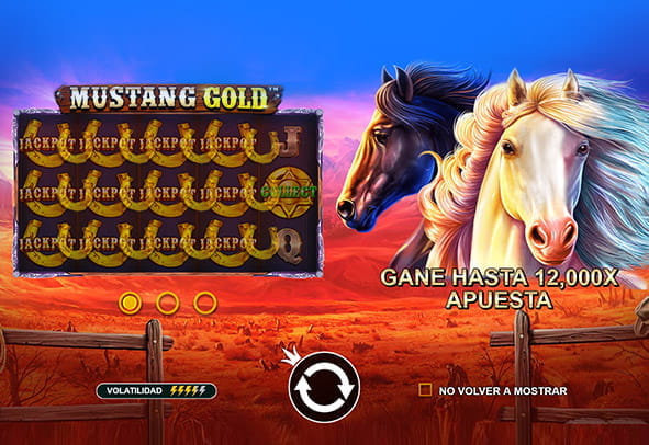 Mustang Gold slot game developed by Pragmatic Play.