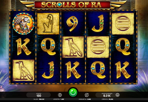 Scrolls of Ra slot game from iSoftBet.