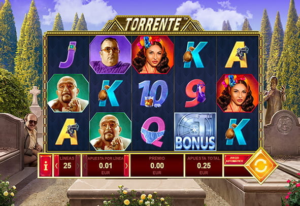 The Torrente slot game for New Zealand online casinos.