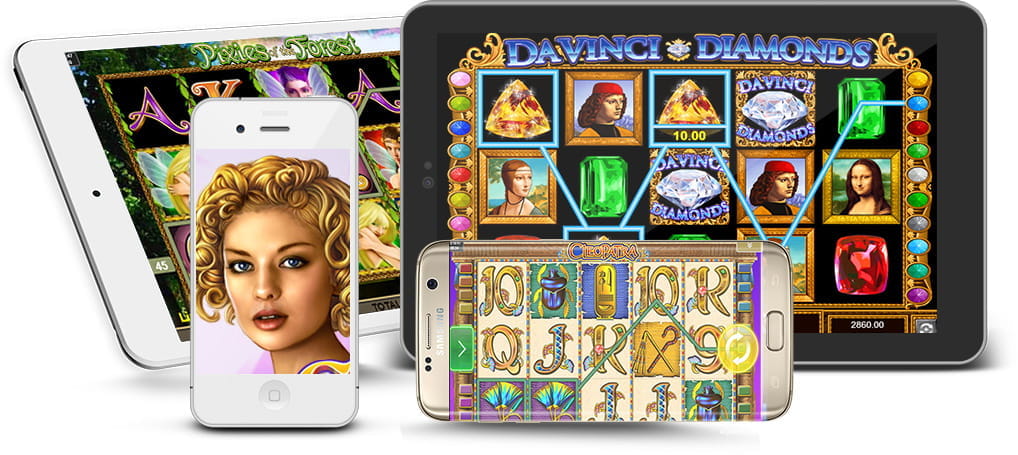 Several options with special games for mobile devices deployed on phones and tablets with IGT slots at bwin casino.