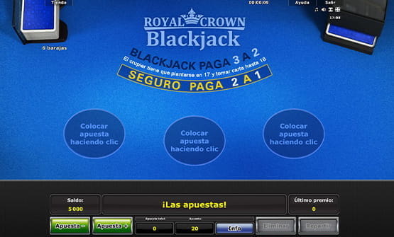 Cover of the Royal Crown blackjack.