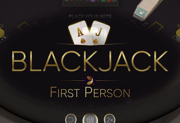 First Person Blackjack game cover by Evolution Gaming.