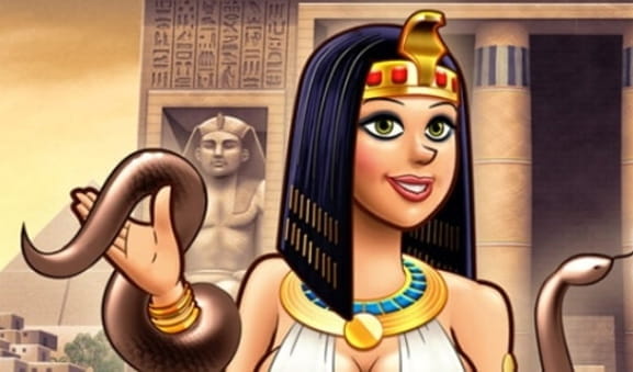 Play The Queen of the Nile and receive your prize.