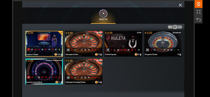 Playtech live roulette wheels available at Betsson live casino in New Zealand.