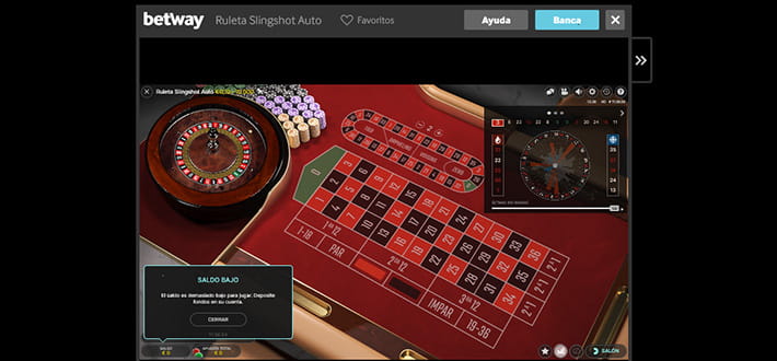Evolution automatic live roulette game at Betway live casino in New Zealand.