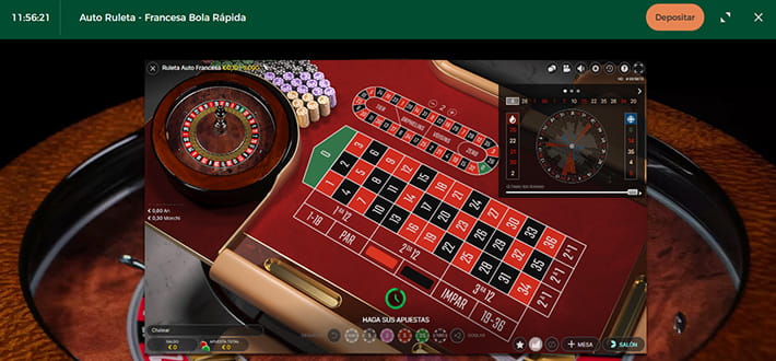 Live automatic roulette game from Mr Green live casino in New Zealand.