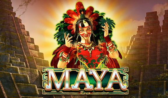 Cover of the slot for online casinos, Maya.