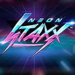 Neon Staxx slot cover from NetEnt.