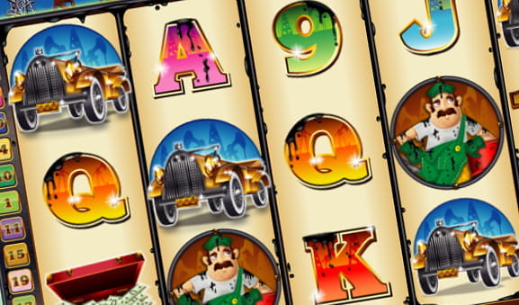 Close-up of the game panel of the Oil Mania slot from NextGen Gaming.