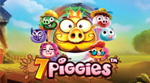 Cover of the 7 Piggies slot from Pragmatic Play for online casinos.