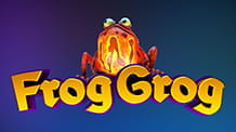 Frog Grog slot cover by Thunderkick for online casinos.