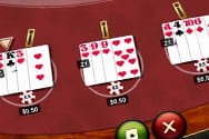 Multiplayer online blackjack game.