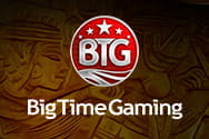 Logo of the online casino software provider Big Time Gaming.