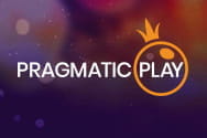 Logo of the online casino software provider Pragmatic Play.