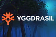 Logo of the online casino software provider Yggdrasil.