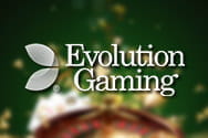 Logo of the casino game provider Evolution Gaming.