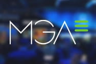 Logo of the game provider for casinos MGA.