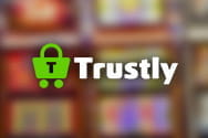 Logo of the Trustly payment method.