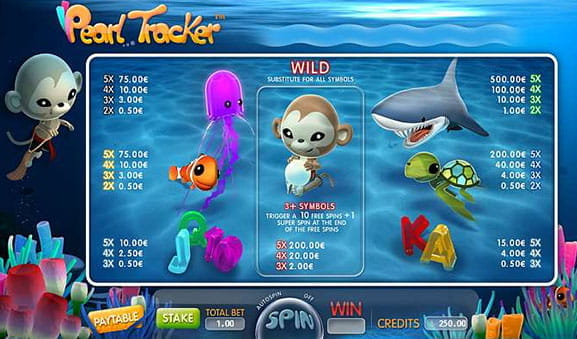 Cover of the Pearl Tracker slot for New Zealand online casinos.
