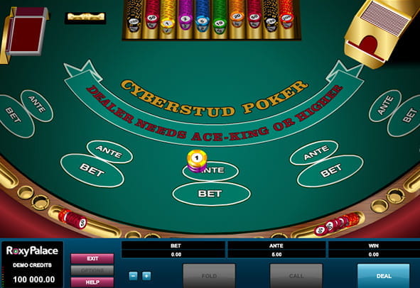 Caribbean Stud casino poker game cover on Canal Bingo.