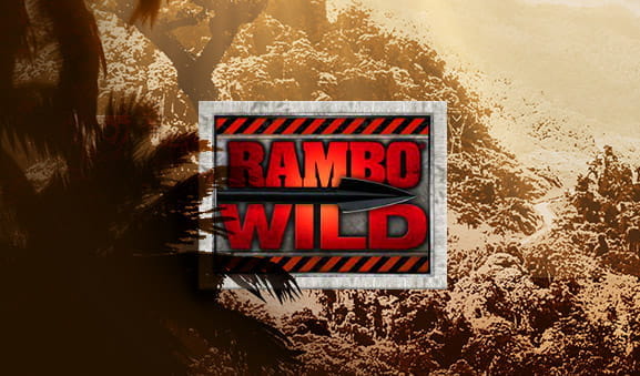 Cover of the Rambo slot for online casinos.