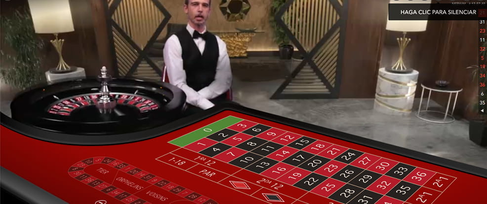 French roulette with real dealer at Betsson.