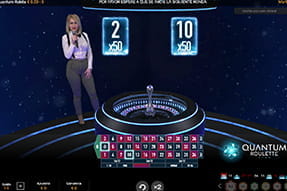 Playtech Quantum live roulette game from the Merkurmagic app.