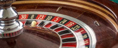 You can see how the ball has landed on the red number 23 on the roulette cylinder.