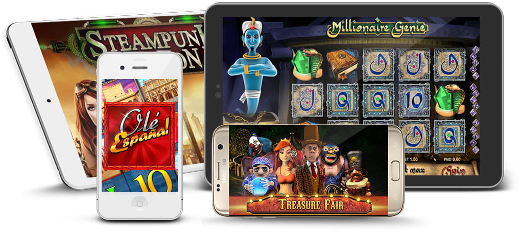 Mobile devices featuring Section 8 Studio games.