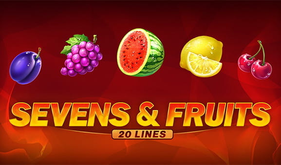 Presentation image of the Sevens N Fruits slot by Playson.