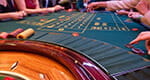 About to start the game at a roulette table in a physical casino.