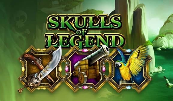 Cover of the Skulls of Legend slot developed by the software provider company iSoftBet.
