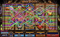 Screenshot of a slot in which the multiple possible winning combinations are shown.