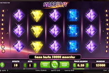Cover of the Starburst game at the Bethard Casino.