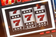 The reels of a slot with the same symbol repeated three times.